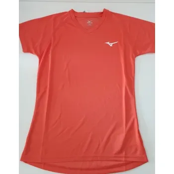 Pánské tričko Sportovní tričko Mizuno Drylite Tee Unisex/HotCoral Velikost: XS