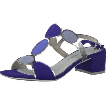 Dámské lodičky Marco Tozzi dámské sandály 2-28230-20 Barva: modrá, Velikost: 36