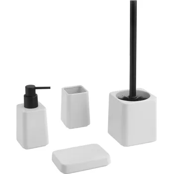 Sada koupelnových doplňků Sapho BRANCO sada koupelnových doplňků, bílá