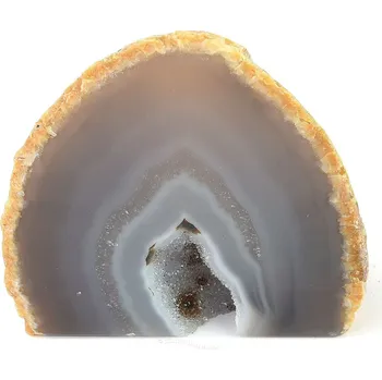 Přírodní kámen Achátová geoda s dutinkou z Brazílie 267g