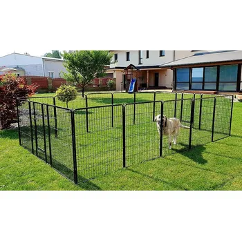 klec pro psa Ohrádka pro štěňata 8-dílná 100 x 80 cm