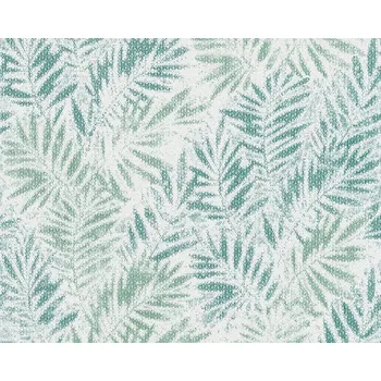 Tapeta Vliesová tapeta listy - zelená, bílá 4002391201 (0,53 x 10,05 m) A.S.Création
