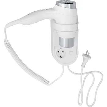 Madlo do koupelny Fén s držákem a zásuvkou, bílý 945233054