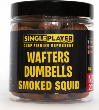 Boilies Singleplayer Wafters Dumbells 16 mm/150 g Smoked Squid
