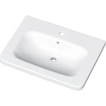 Umyvadlo Dřevojas Durastyle 65 keramické umyvadlo - bílé