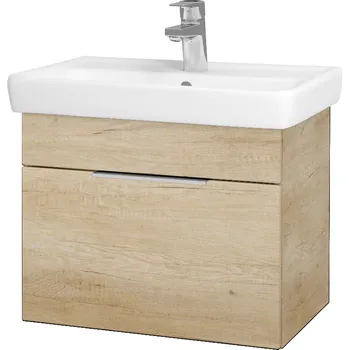 Koupelnový nábytek Dřevojas Koupelnová skříňka SOLO SZZ 55 - D15 Nebraska / Úchytka T05 / D15 Nebraska