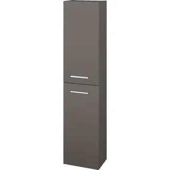 Koupelnový nábytek Dřevojas Vysoká skříň DOOR SV1D2 35 - N06 Lava / Úchytka T03 / N06 Lava / Levé