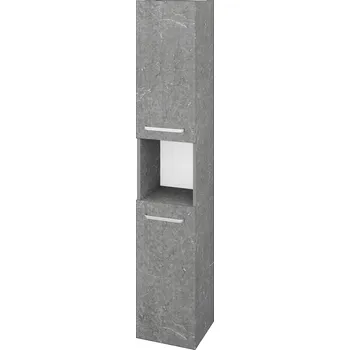 Koupelnový nábytek Dřevojas Vysoká skříň DOS SVD2O 35 - D20 Galaxy / Úchytka T01 / D20 Galaxy / Levé