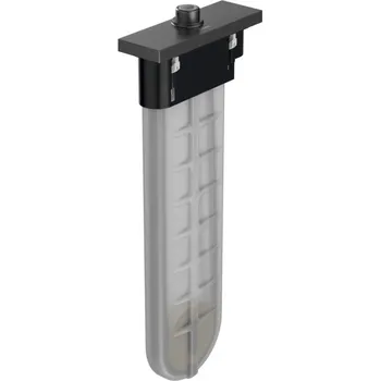 Vodovodní baterie Hansgrohe sBox KARTÁČOVANÝ ČERNÝ CHROM vrchní sada hranatá