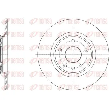 Brzdový kotouč Brzdový kotouč REMSA 61559.00