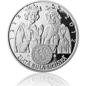 2012 - Stříbrná medaile Zlatá bula sicilská