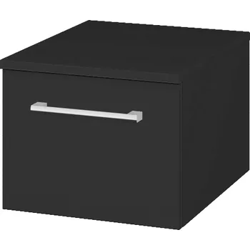 Koupelnový nábytek Dřevojas Nízká skříňka DOS SNZ1 40 - N03 Graphite / Úchytka T03 / N03 Graphite