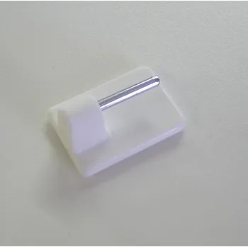 Věšák Háček 10ks bílý vitráž.,samolep.