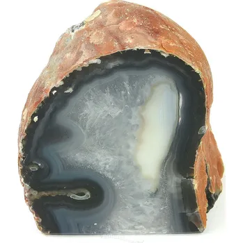 Přírodní kámen Achát geoda dekorační (Brazílie) 477g
