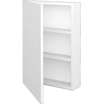 Koupelnový nábytek Dřevojas Jednodveřová galerka Q GA 50 - N01 Bílá lesk / Pravé