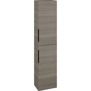 Koupelnový nábytek Dřevojas Vysoká skříň DOS SV1D2 35 - D03 Cafe / Úchytka T07 / D03 Cafe / Pravé