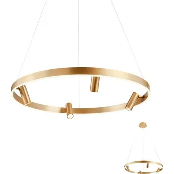 Redo Závěsné LED svítidlo Summit, ø81 cm Barva: Zlatá