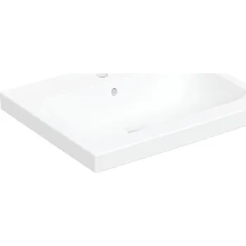 Umyvadlo Geberit iCon Light umyvadlo na desku 60x48 cm, otvor pro baterii, s přepadem, alpská bílá mat (501.847.JT.1)