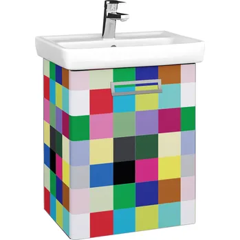 Koupelnový nábytek Dřevojas Koupelnová skříňka DOOR SZD 50 - IND Individual / Úchytka T39 / IND Individual / Pravé