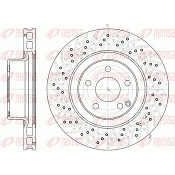 Brzdový kotouč Brzdový kotouč REMSA 6780.10