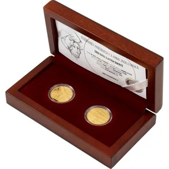 2023 - Sada dvou dukátů Ferdinand I. Habsburský a Anna Jagellonská - Královské dvojice