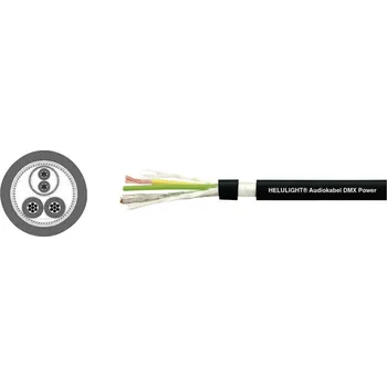 Elektroinstalační materiál Helukabel 400081 kombinovaný kabel 1 x 2 x 0.25 mm² + 2 x 1 mm² černá metrové zboží