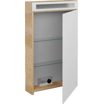 Koupelnový nábytek Dřevojas Jednodveřová galerka AIR GAOE 50 - D15 Nebraska / Pravé