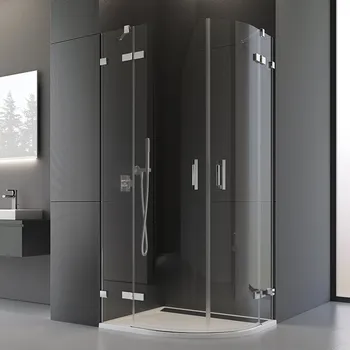 RONAL PUR Čtvrtkruh s dvoukřídlými dveřmi s L-kováním, rádius 550 mm PU455SM11007