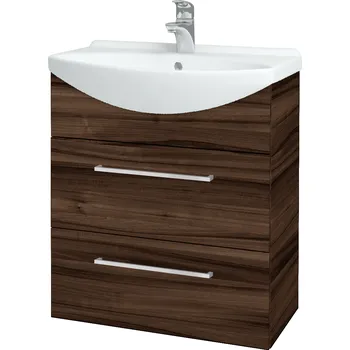 Koupelnový nábytek Dřevojas Koupelnová skříňka TAKE IT SZZ2 65 - D06 Ořech / Úchytka T04 / D06 Ořech