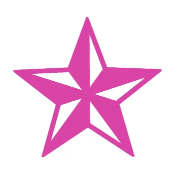 Samolepící dekorace Hvězda námořní (16 - růžová) SAMOLEPKA NA AUTO, NÁLEPKA, FÓLIE, POLEP, TUNING, VLASTNÍ TEXT, TISK, AUTOSAMOLEPKY.cz, POLEPY, OBRÁZEK, LOGO, 3D STICKERS
