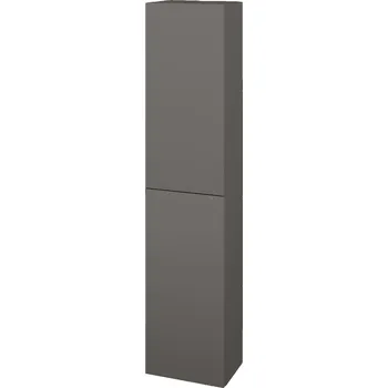 Koupelnový nábytek Dřevojas Vysoká skříň DOS SV1D2 35 - N06 Lava / Bez úchytky T31 / N06 Lava / Levé