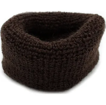 Velká froté gumička hnědá Barva: tmavě hnědá