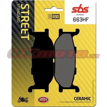 Brzdová destička Přední brzdové destičky SBS 663HF - Yamaha XV 1100 SP Virago, 1100ccm - 94-98