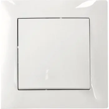 vypínač Jednopólový vypínač pod omítku, bílý