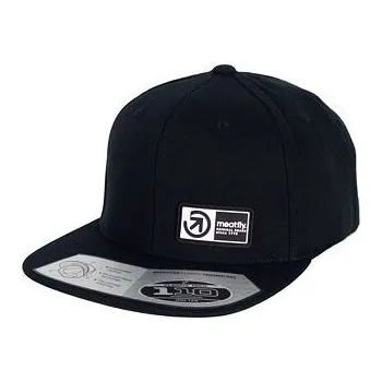 Kšiltovka Meatfly kšiltovka Gruman Premium Snapback Brand Black | Černá | Velikost One Size