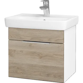 Koupelnový nábytek Dřevojas Koupelnová skříňka SOLO SZZ 50 - N01 Bílá lesk / Úchytka T05 / D17 Colorado