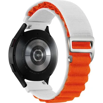 Ostatní příslušenství k chytrým hodinkám eses Alpský tah - Oranžovo bílý, 18 mm