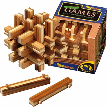 Hlavolam Philos Hlavolam Lock Up dřevěný - 6059