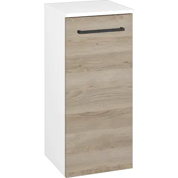 Koupelnový nábytek Dřevojas Nízká skříňka DOS SND 35 - N01 Bílá lesk / Úchytka T06 / D17 Colorado / Pravé