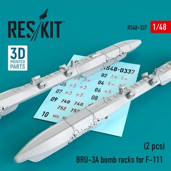 Plastikový model 1/48 BRU-3A bomb racks for F-111 (2 pcs.) 3D-Print