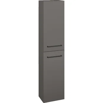 Koupelnový nábytek Dřevojas Vysoká skříň DOS SV1D2 35 - N06 Lava / Úchytka T06 / N06 Lava / Pravé