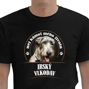 Dámské tričko STRIKER Irský vlkodav Barva: Černá, Velikost: XXXL