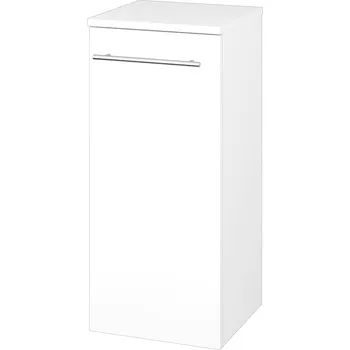 Koupelnový nábytek Dřevojas Nízká skříňka DOS SND 35 - M01 Bílá mat / Úchytka T02 / M01 Bílá mat / Pravé