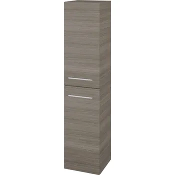 Koupelnový nábytek Dřevojas Vysoká skříň DOS SVD2 35 - D03 Cafe / Úchytka T04 / D03 Cafe / Levé