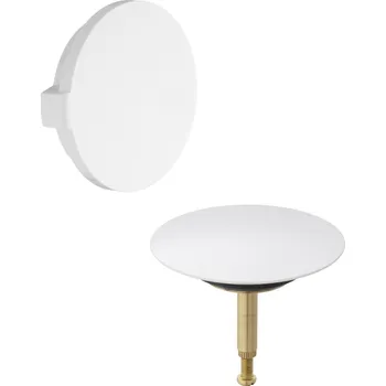 Fitinka Sifonový vybavovací set bílý Multiplex M5 (rozeta a zátka) mod. 6162.01 Viega 735 883