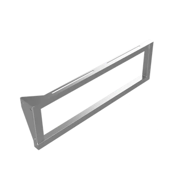 Koupelnový nábytek Bemeta Konzole umyvadlová s držákem ručníků levá, 490 mm, zátěž 50 kg, nerez, mat