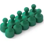 Magnetické figurky M4 - neodymové, 12 × 20 mm, zelené, 2 ks