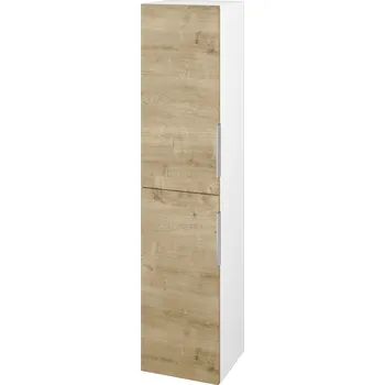 Koupelnový nábytek Dřevojas Vysoká skříň DOS SVD2 35 - N01 Bílá lesk / Úchytka T05 / D09 Arlington / Levé