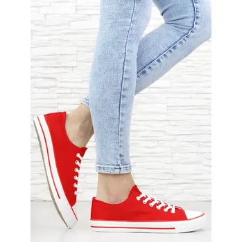 Dámské tenisky Superun Červené plátěnky 6929R Velikost: 39