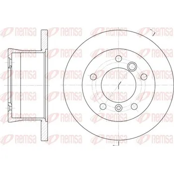 Brzdový kotouč Brzdový kotouč REMSA 6566.00